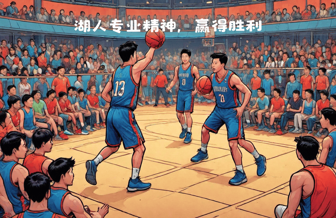 湖人队在比赛中以团队合作取得胜利